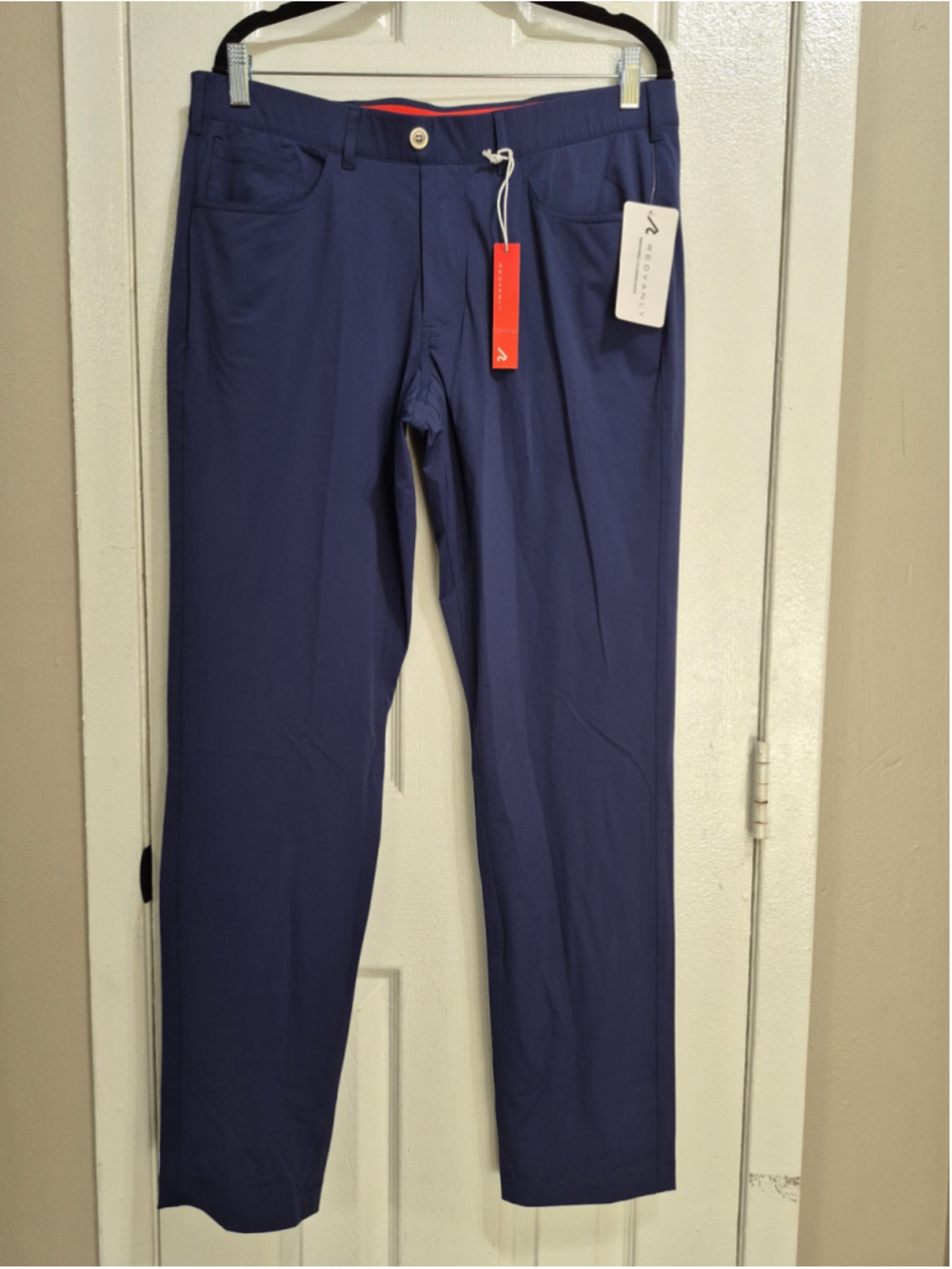 Men's Redvanly golf Pants Size L Navy Chinos